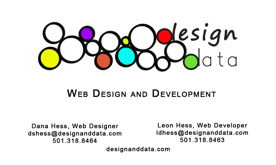 Design and Data Business Card