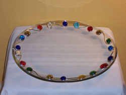 Platter with all round wiring